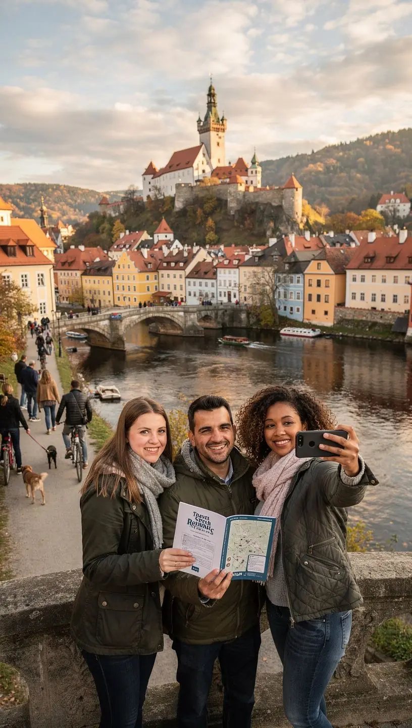 Detailní záběr na mapu s vyznačenými turistickými trasami a zastávkami.